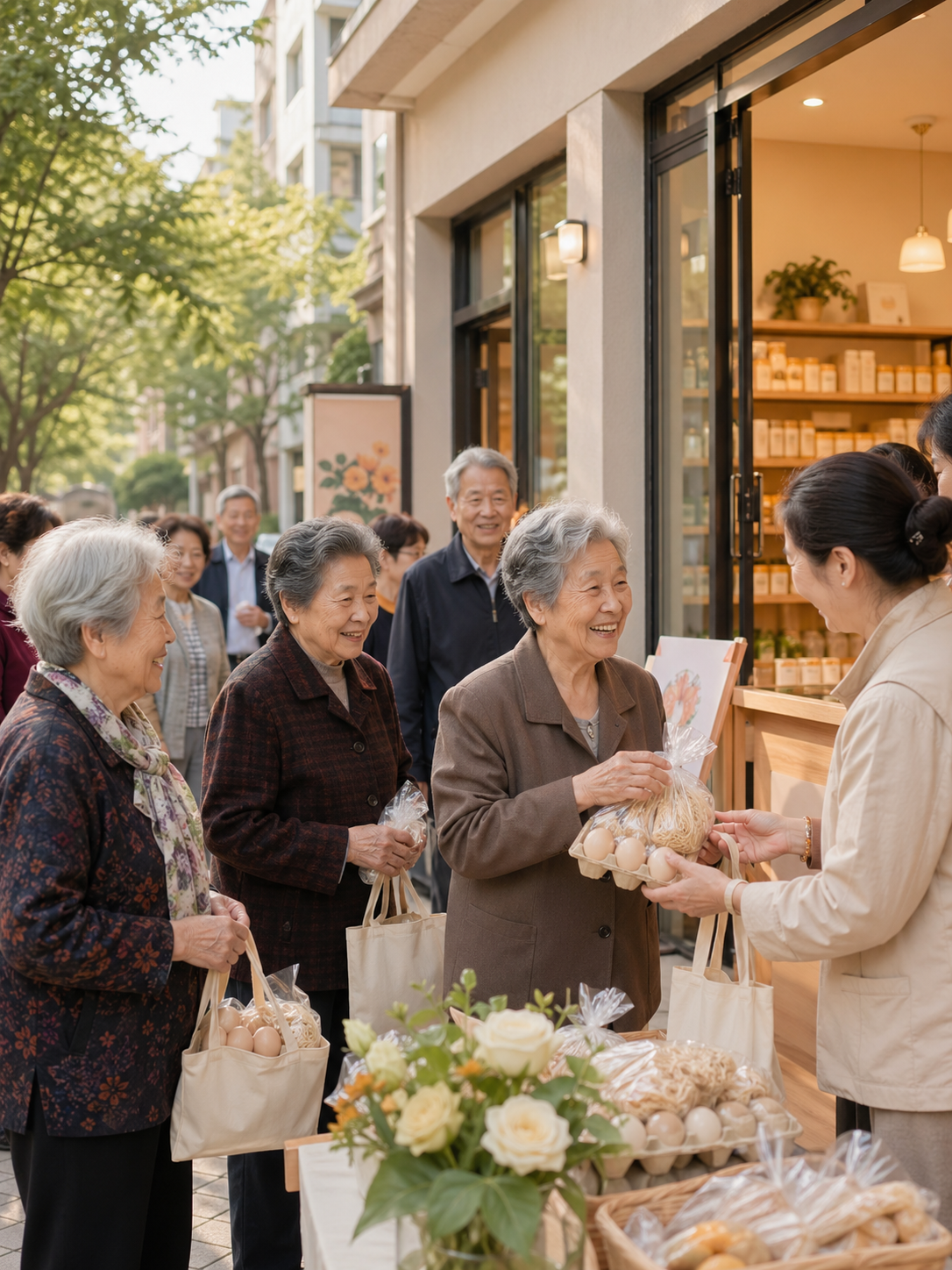 社区开业活动真实配图